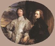 DYCK, Sir Anthony Van Sir Endymion Porter and the Artist dfh Sweden oil painting reproduction